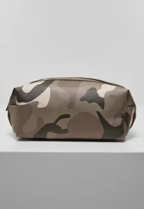 Urban Classics Synthetic Leather Camo Cosmetic Pouch browncamo - One Size