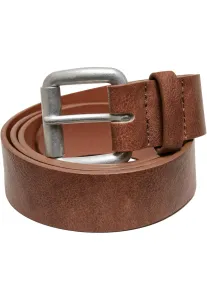 Urban Classics Synthetic Leather Thorn Buckle Casual Belt brown - L/XL