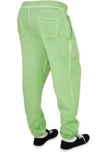 Urban Classics Ladies Spray Dye Sweatpant mint - Size:S