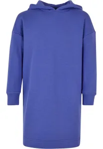 Urban Classics Girls Oversized Terry Hoody Dress purpleday - Size:134/140