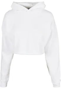 Urban Classics Ladies Oversized Cropped Hoody white - Size:L
