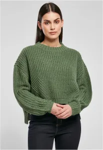 Urban Classics Ladies Wide Oversize Sweater salvia - Size:M