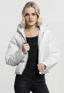 Urban Classics Ladies Hooded Oversized Puffer Jacket offwhite - Size:M