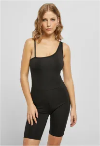 Urban Classics Ladies Recycled Cycle Jumpsuit black - Size:S