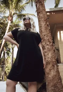 Urban Classics Ladies Modal Dress black - Size:XS