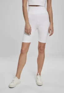 Urban Classics Ladies Ladies High Waist Cycle Shorts white - L