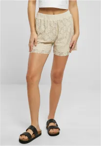 Urban Classics Ladies Laces Shorts softseagrass - Size:XXL