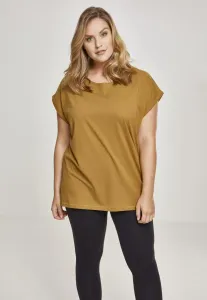 Urban Classics Ladies Extended Shoulder Tee nut - Size:XS