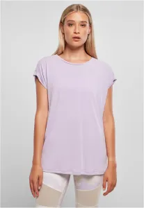 Urban Classics Ladies Modal Extended Shoulder Tee lilac - Size:M