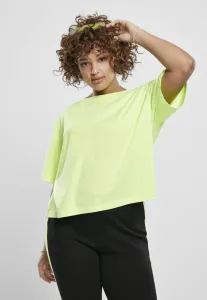 Urban Classics Ladies Short Oversized Neon Tee 2-Pack electriclime/black - Size:S