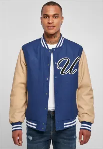 Urban Classics Big U College Jacket spaceblue - Size:XXL