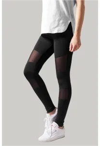 Urban Classics Ladies Tech Mesh Leggings black - Size:M