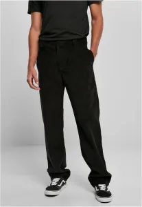 Urban Classics Corduroy Workwear Pants black - Size:30