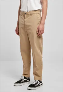 Urban Classics Cropped Chino Pants unionbeige - Size:38