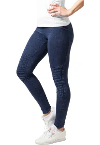 Urban Classics Ladies Denim Jersey Leggings indigo - Size:XS