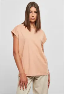 Urban Classics Ladies Extended Shoulder Tee amber - Size:S