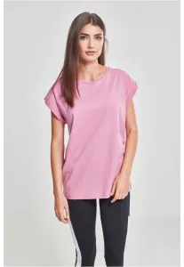 Urban Classics Ladies Extended Shoulder Tee coolpink - Size:L