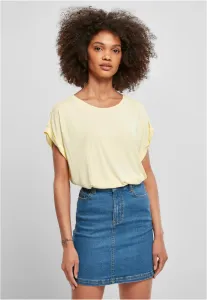 Urban Classics Ladies Modal Extended Shoulder Tee softyellow - Size:XS