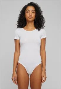 Urban Classics Ladies Organic Stretch Jersey Body white - Size:4XL