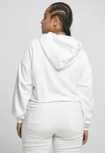 Urban Classics Ladies Oversized Cropped Hoody white - Size:XS