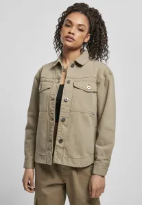 Urban Classics Ladies Oversized Shirt Jacket khaki - XL