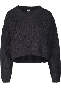 Urban Classics Ladies Wide Oversize Sweater black - Size:XS