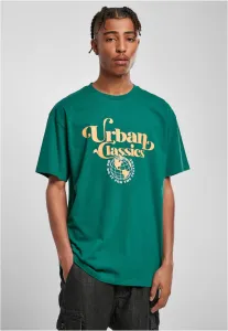 Urban Classics Organic Globe Logo Tee green - 4XL