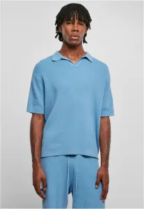 Urban Classics Ribbed Oversized Shirt horizonblue - Size:M