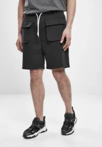 Urban Classics Big Pocket Terry Sweat Shorts black - Size:XXL