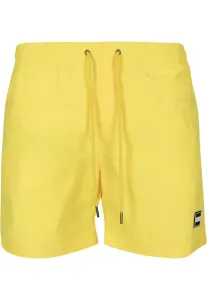 Urban Classics Block Swim Shorts neonyellow - Size:XL