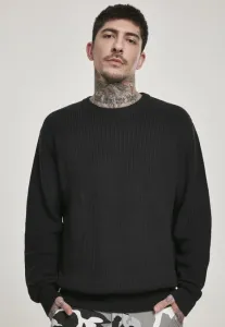 Urban Classics Cardigan Stitch Sweater black - Size:XXL