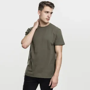 Urban Classics Lace Up Long Tee olive - Size:XXL