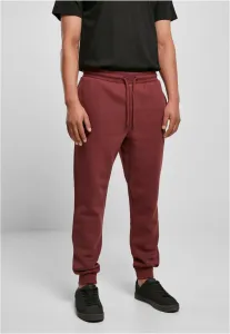 Urban Classics Basic Sweatpants cherry - Size:L