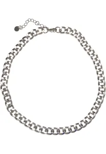 Urban Classics Big Saturn Basic Necklace silver - One Size