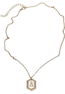 Urban Classics Letter Basic Necklace A - One Size