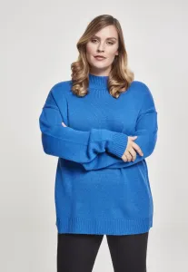 Urban Classics Ladies Oversize Turtleneck Sweater brightblue Ladies Oversize Turtleneck Sweater brightblue - 4XL
