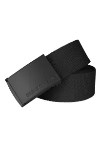 Urban Classics Canvas Belts black/black - One Size