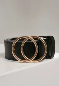 Urban Classics Ring Buckle Belt black - Size:L