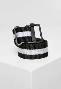 Urban Classics Easy Belt with Stripes black/white - Size:L/XL