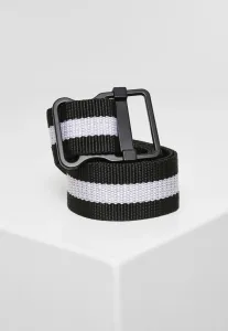 Urban Classics Easy Belt with Stripes black/white - Size:S/M
