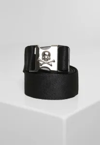 Urban Classics Skull Buckle Belt black - Size:S/M