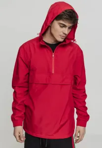 Urban Classics Basic Pull Over Jacket fire red - M