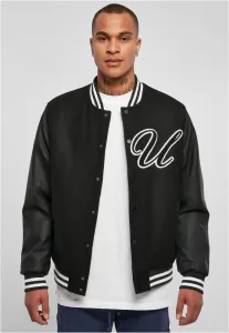 Urban Classics Big U College Jacket black - Size:M