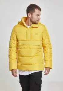 Urban Classics Pull Over Puffer Jacket chrome yellow - Size:S