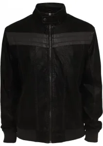 Urban Classics Suede Imitation Jacket black - Size:S