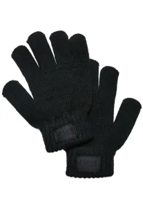 Urban Classics Knit Gloves Kids black - Size:S/M