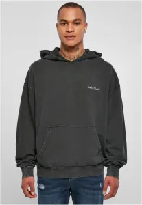 Urban Classics Small Embroidery Hoody black - Size:S