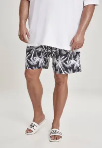 Urban Classics Pattern?Swim Shorts palm/white - Size:S
