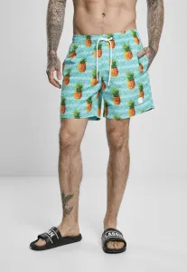 Urban Classics Pattern Swim Shorts pineapple aop - Size:XL