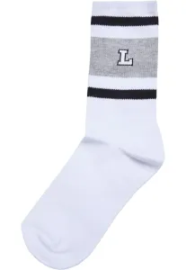Urban Classics College Team Socks black/heathergrey/white - Size:35–38
